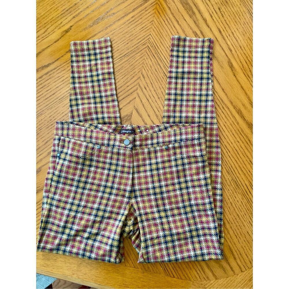 J McLaughlin Plaid Becca Pencil Pants
